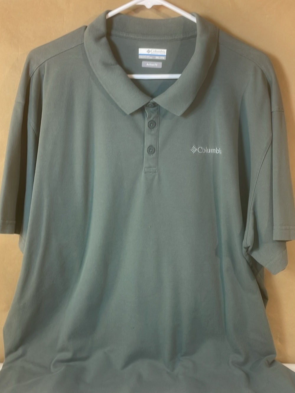 Columbia Men's Short-Sleeve Polo - Sage Green